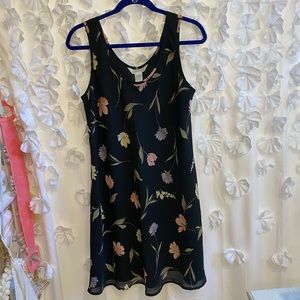 Express Flowered tank dress.
